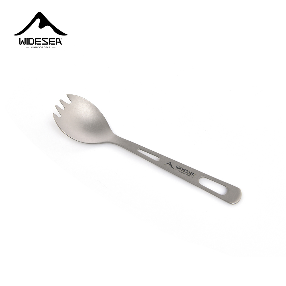 Camping Hiking Cooking - Widesea Camping Cooking Set Spork Titanium
