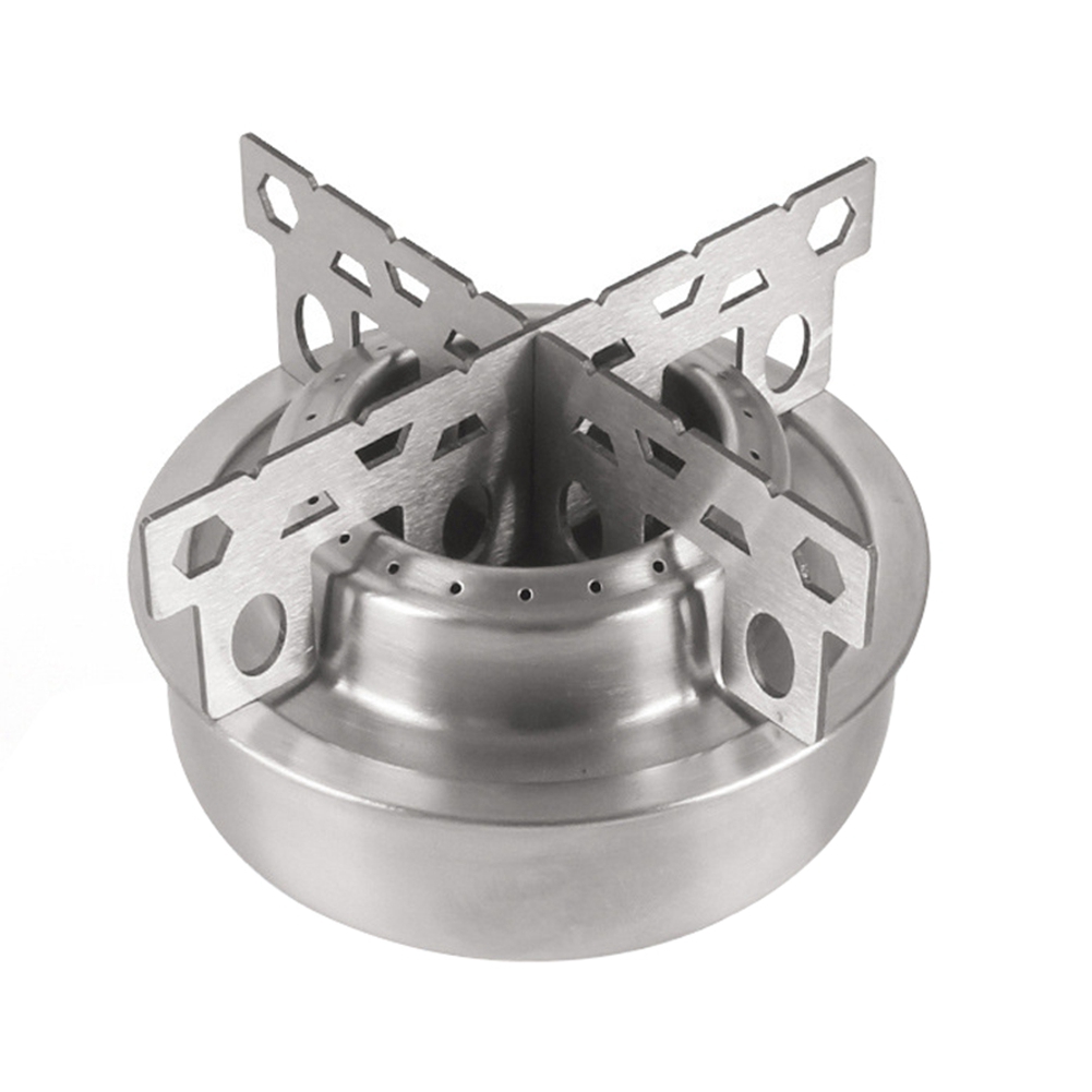 Camping Hiking Cooking - Portable Mini Alcohol Stove Crosses Stove