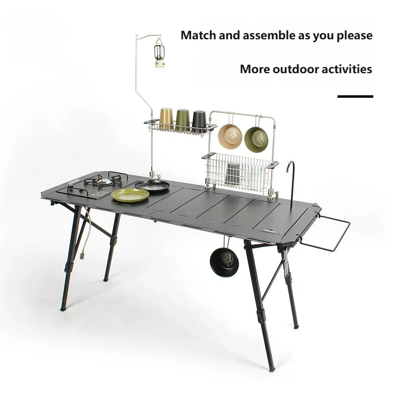 Portable Aluminum Alloy Igt Ta - Camping Cooking Table 评论和价格