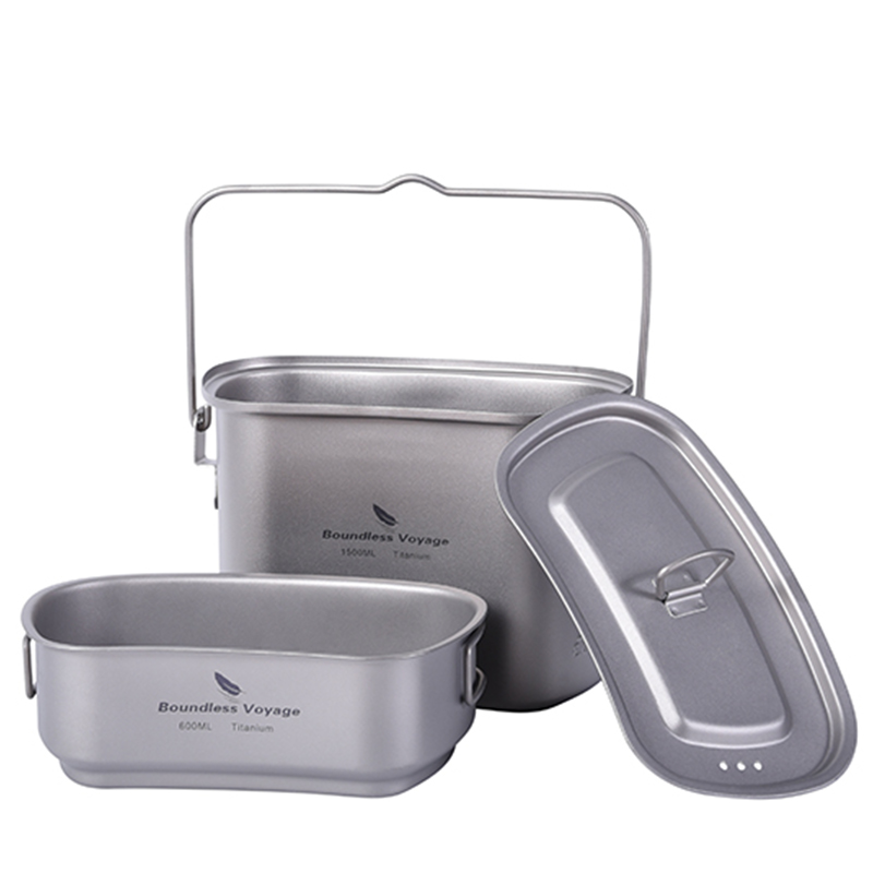 1.5L Outdoor Military Canteen  - Camping Cooking Container 评论和价格
