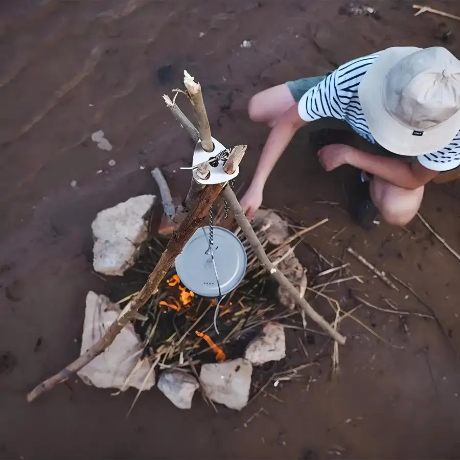 Stainless Steel Portable Campi - Camping Hiking Cooking 评论和价格
