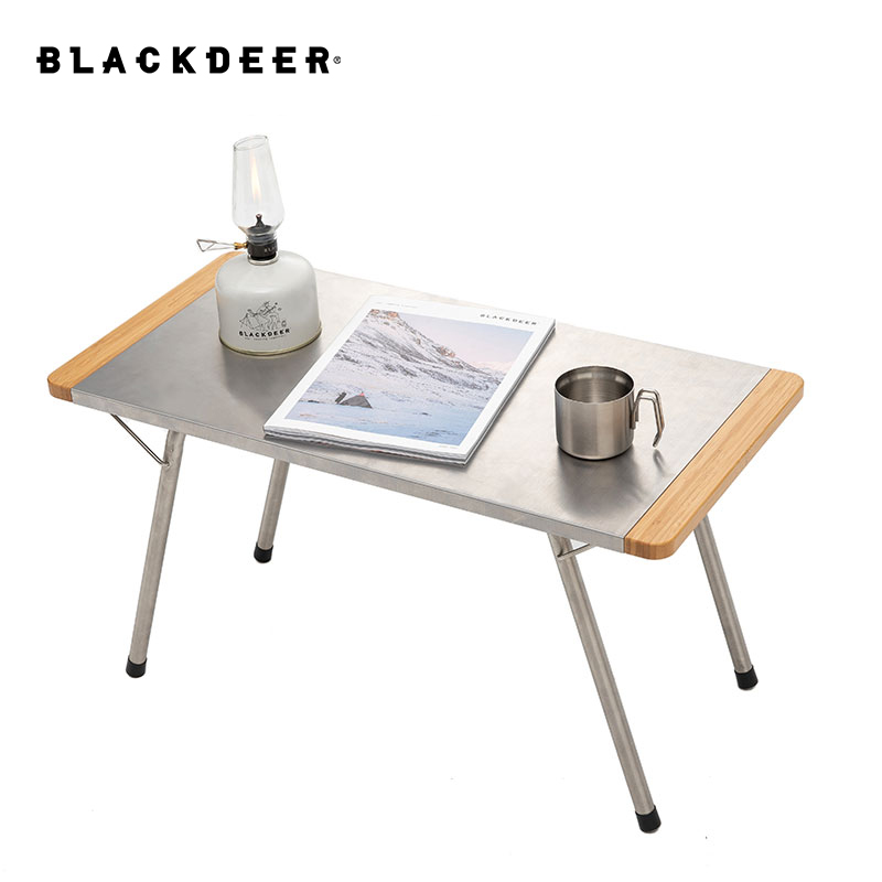 Bamboo Stainless Steel Folding - Camping Cooking Table 评论和价格